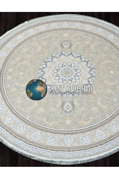 Иранский ковер Salima 8006 Бежевый круг